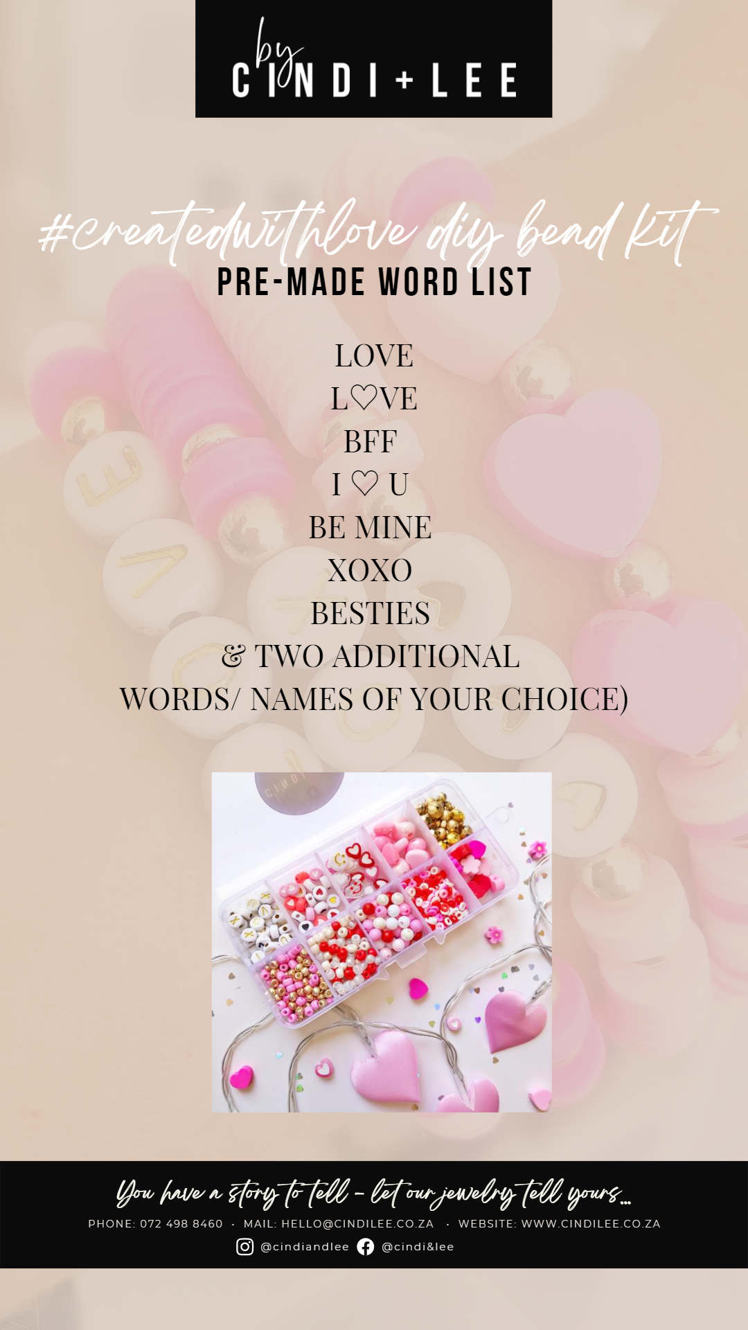 #CREATEDWITHLOVE BEAD KIT - Image 3